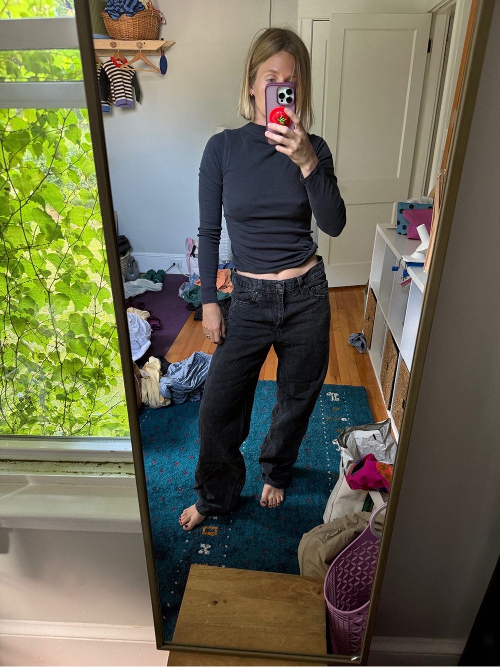 Levi’s baggy Dad Black Jeans - Size 27